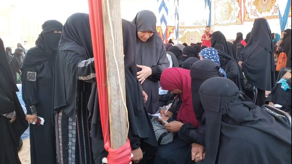 اعمال القافلة الطبية بالشيخ زويد 