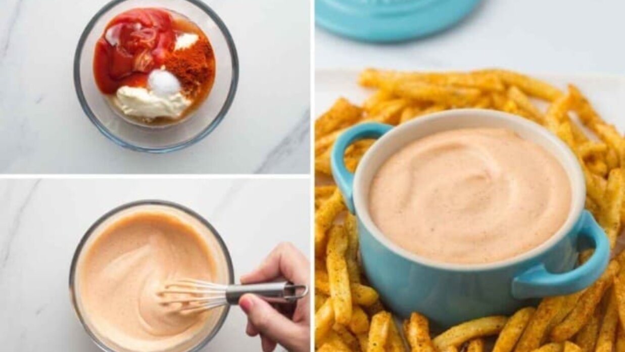 طريقه عمل صوص البطاطس المقلية