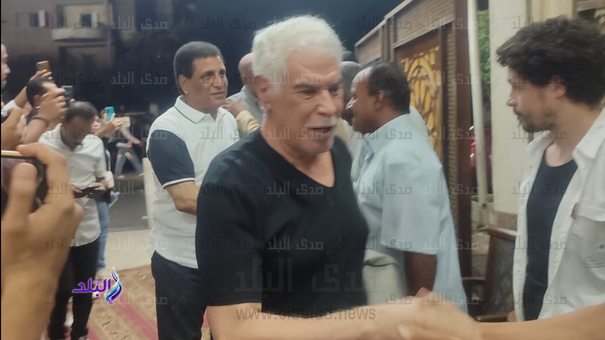 عزاء سعد الجدي نجم الزمالك السابق 