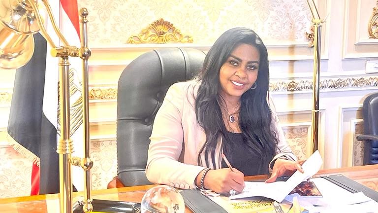 النائبة نيفين حمدى، عضو مجلس النواب 