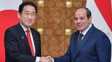 الرئيس السيسي ورئيس الوزراء الياباني 