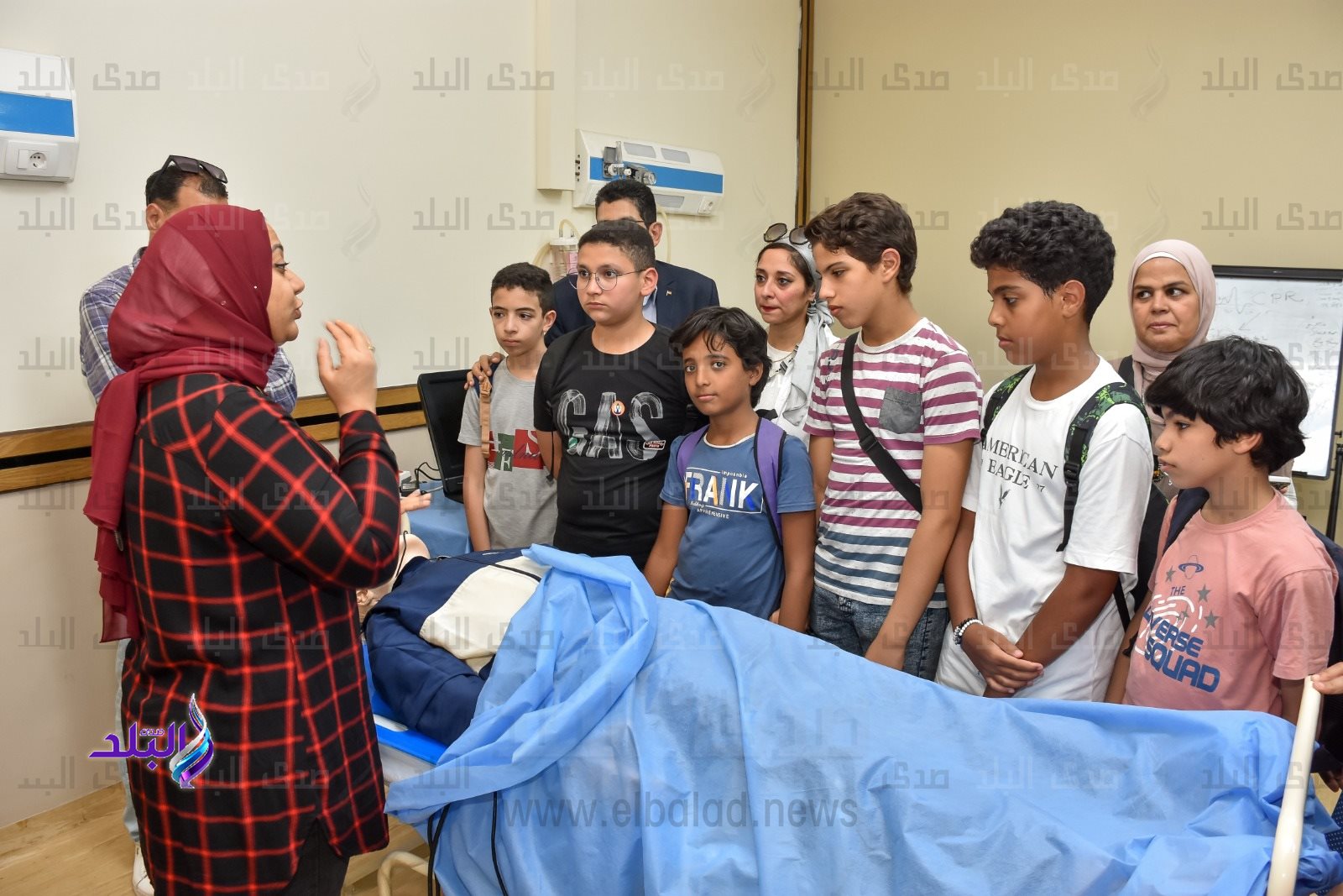 زيارة طلاب جامعة الطفل  لكلية الطب