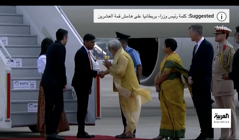 وصول رئيس وزراء بريطانيا للهند