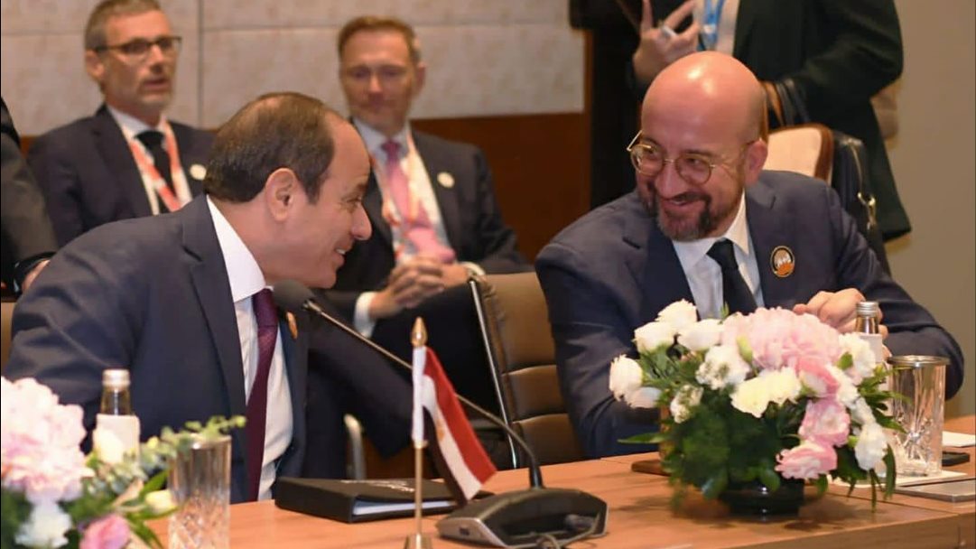السيسي ورئيس المجلس الأوروبي 