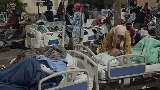 مصابي الزلزال 