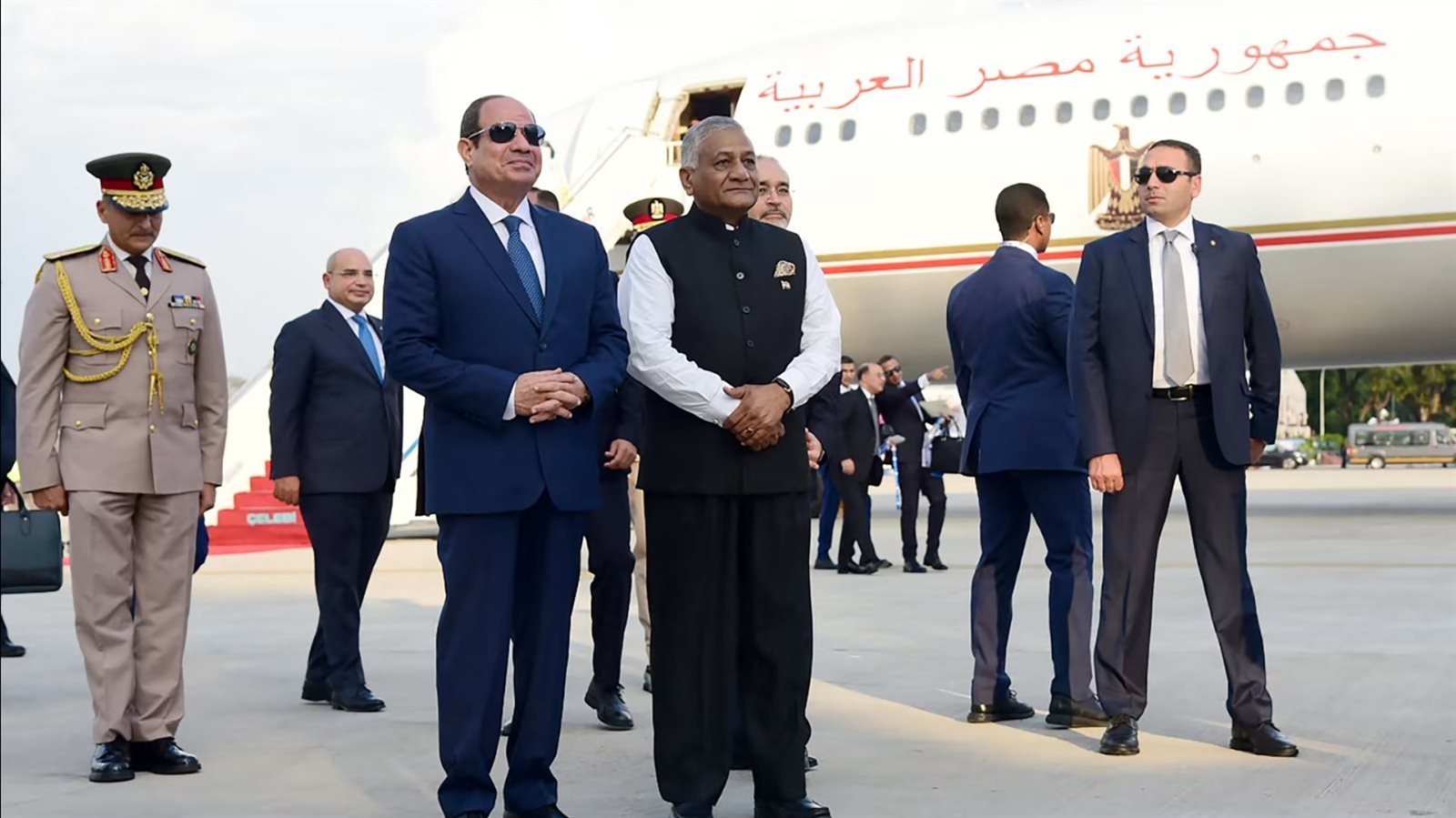السيسي وناريندرا مودي