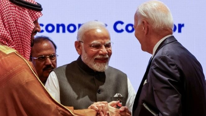 بايدن ومودي وولي العهد السعودي