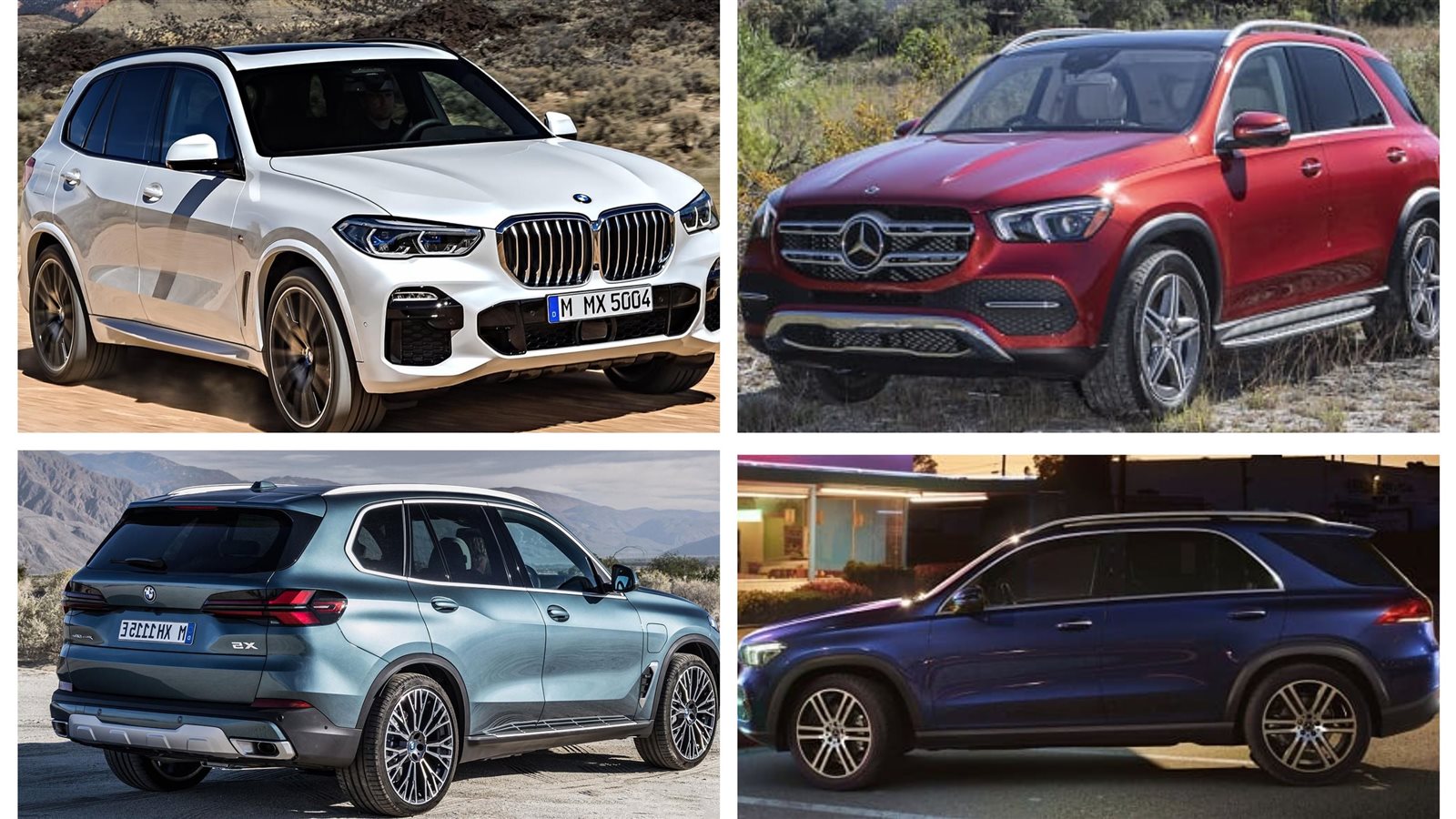 مقارنة بين السيارة مرسيدس GLE و BMW X5 موديل 2023 