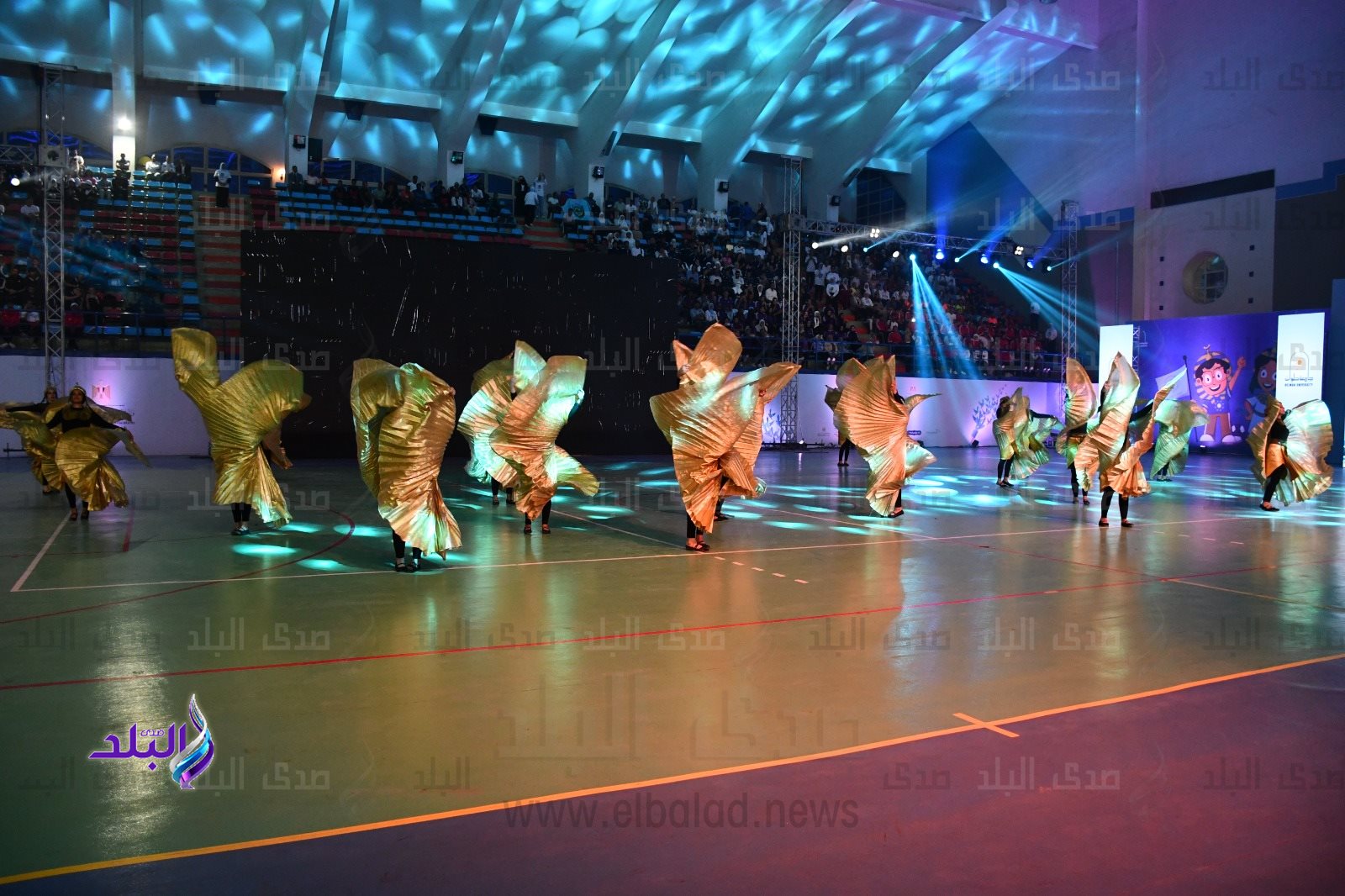 عروض مبهرة خلال حفل افتتاح أسبوع شباب الجامعات بجامعة حلوان