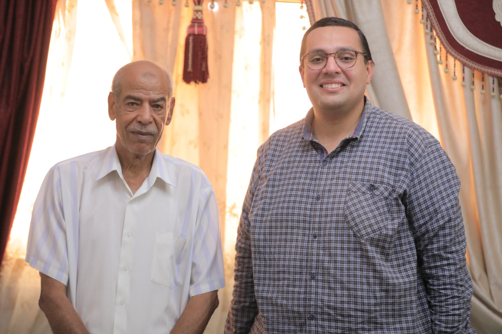  العميد محمود محمد عبد العاطي والزميل محمد إبراهيم