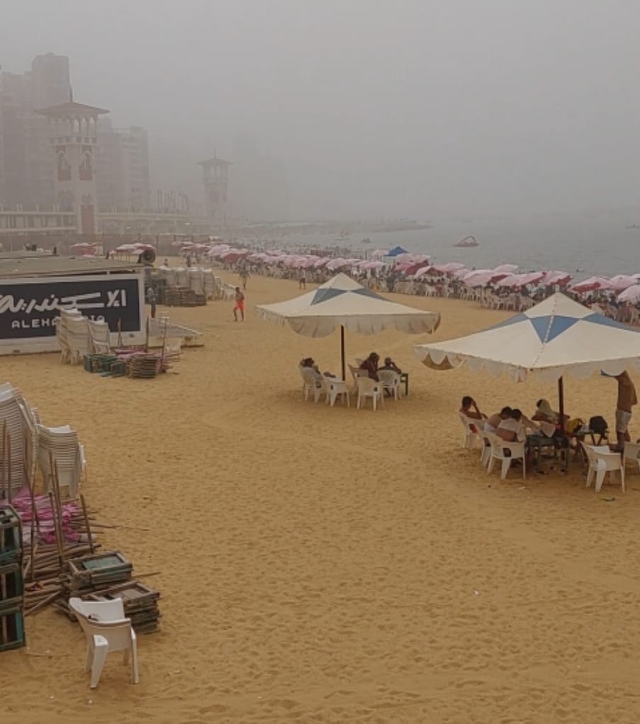 صورة من شواطئ الإسكندرية