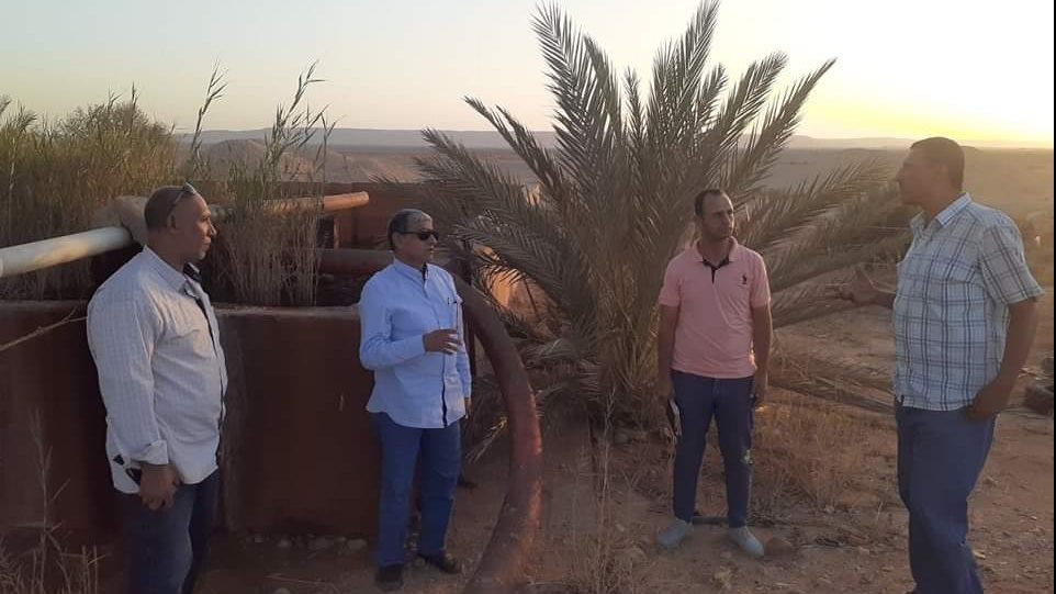 متابعة الآبار بمدينة الحسنة