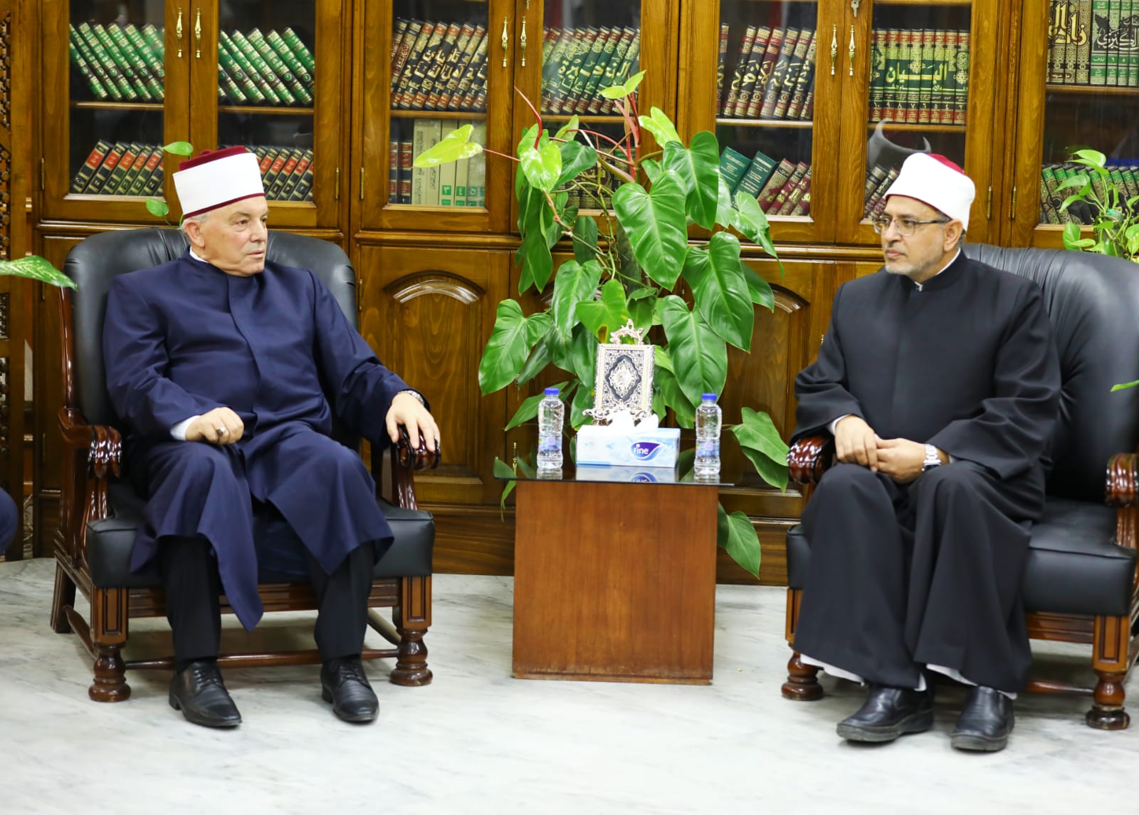 رئيس جامعة الأزهر ومفتي مقدونيا الشمالية 