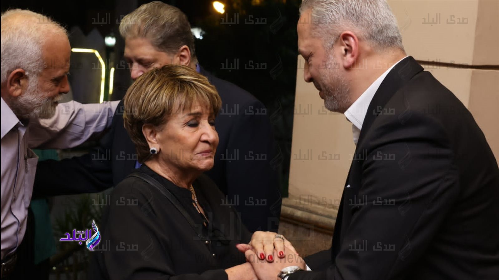 عزاء والدة الإعلامي تامر أمين 