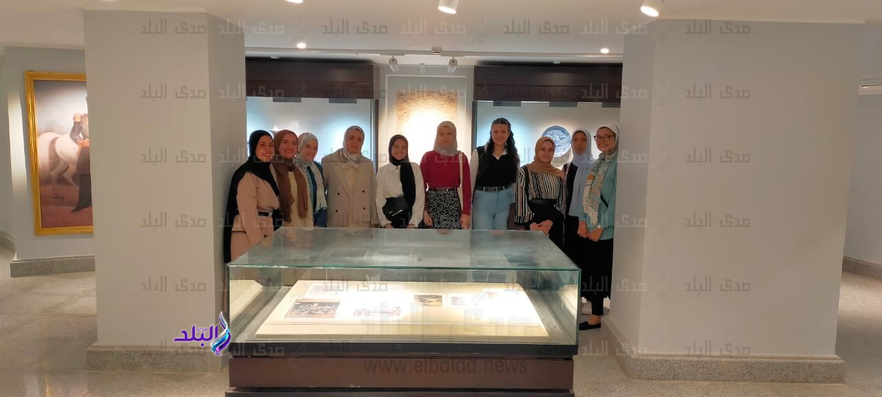 طلاب ألسن عين شمس في زيارة لمتحف قصر الزعفران3