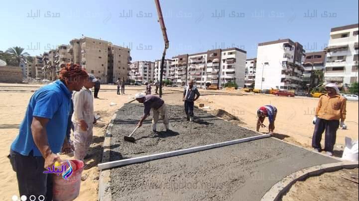 كروان الزهور تتجمل ضمن حدائق بلا اسوار فى بورسعيد | صور 