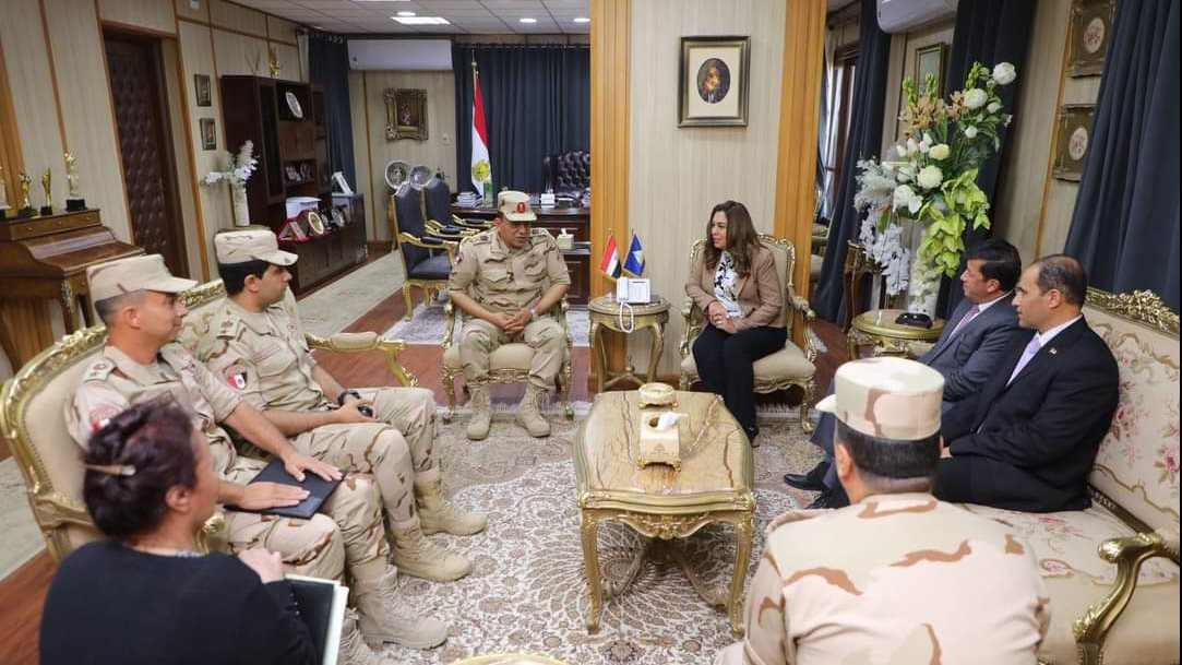 منال عوض محافظ دمياط