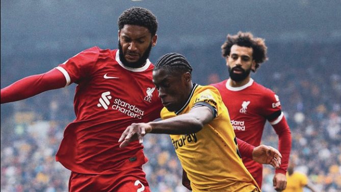مباراة ليفربول وولفرهامبتون 