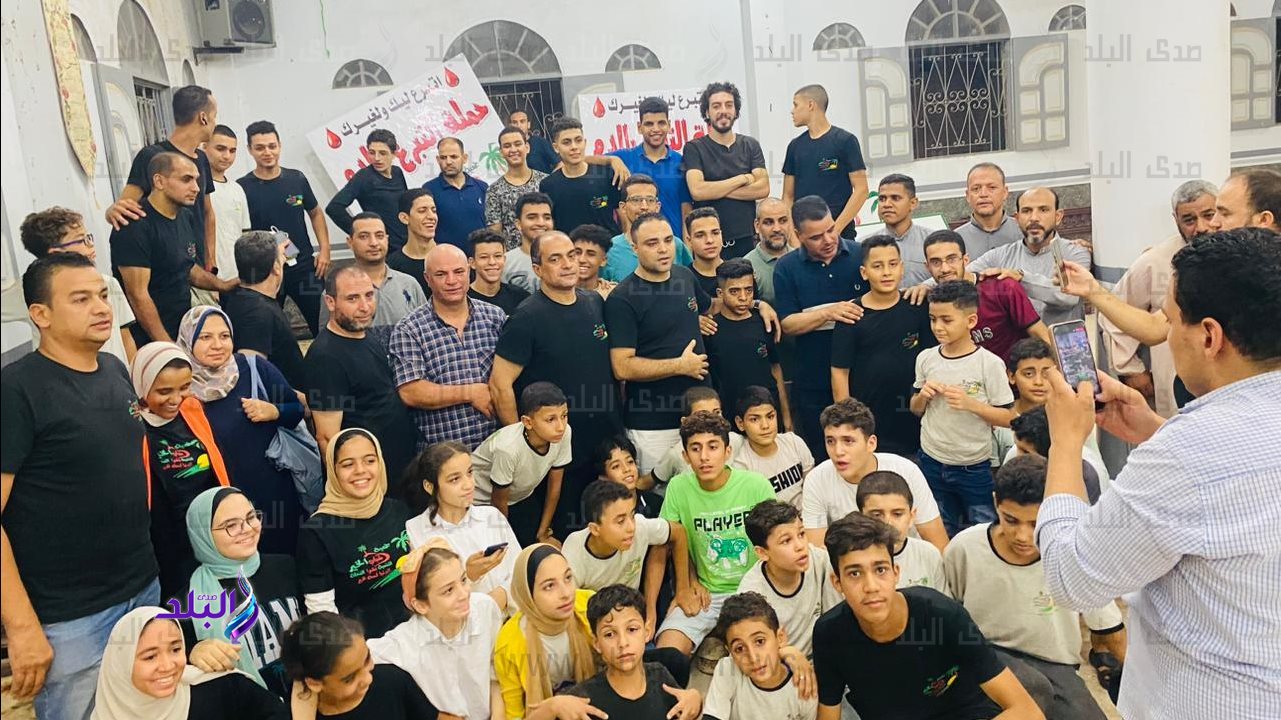 اهالي الشرقية يتبرعون بالدم