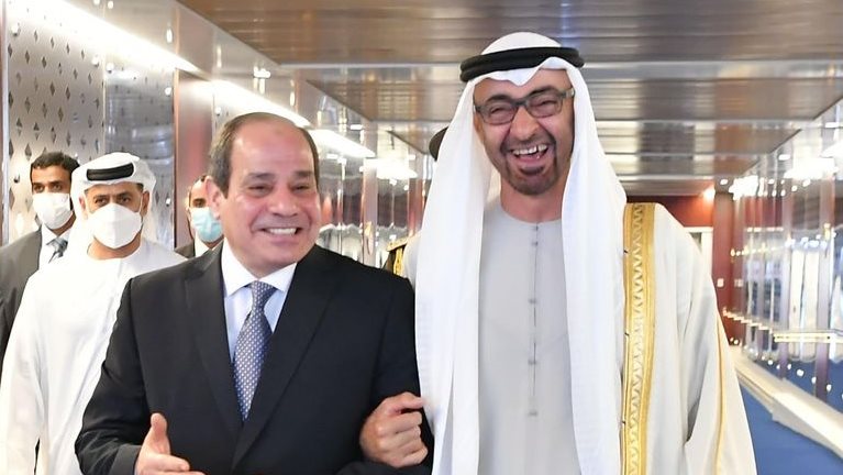 الرئيس السيسي والشيخ محمد بن زايد