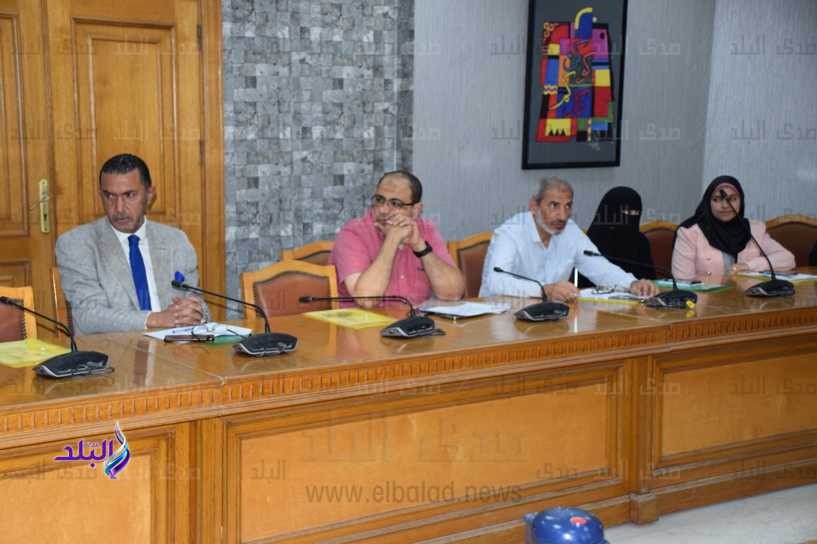 جامعة حلوان تستقبل وفد المراجعين الخارجيين من هيئة سنتريور المانحة لشهادة الايزو