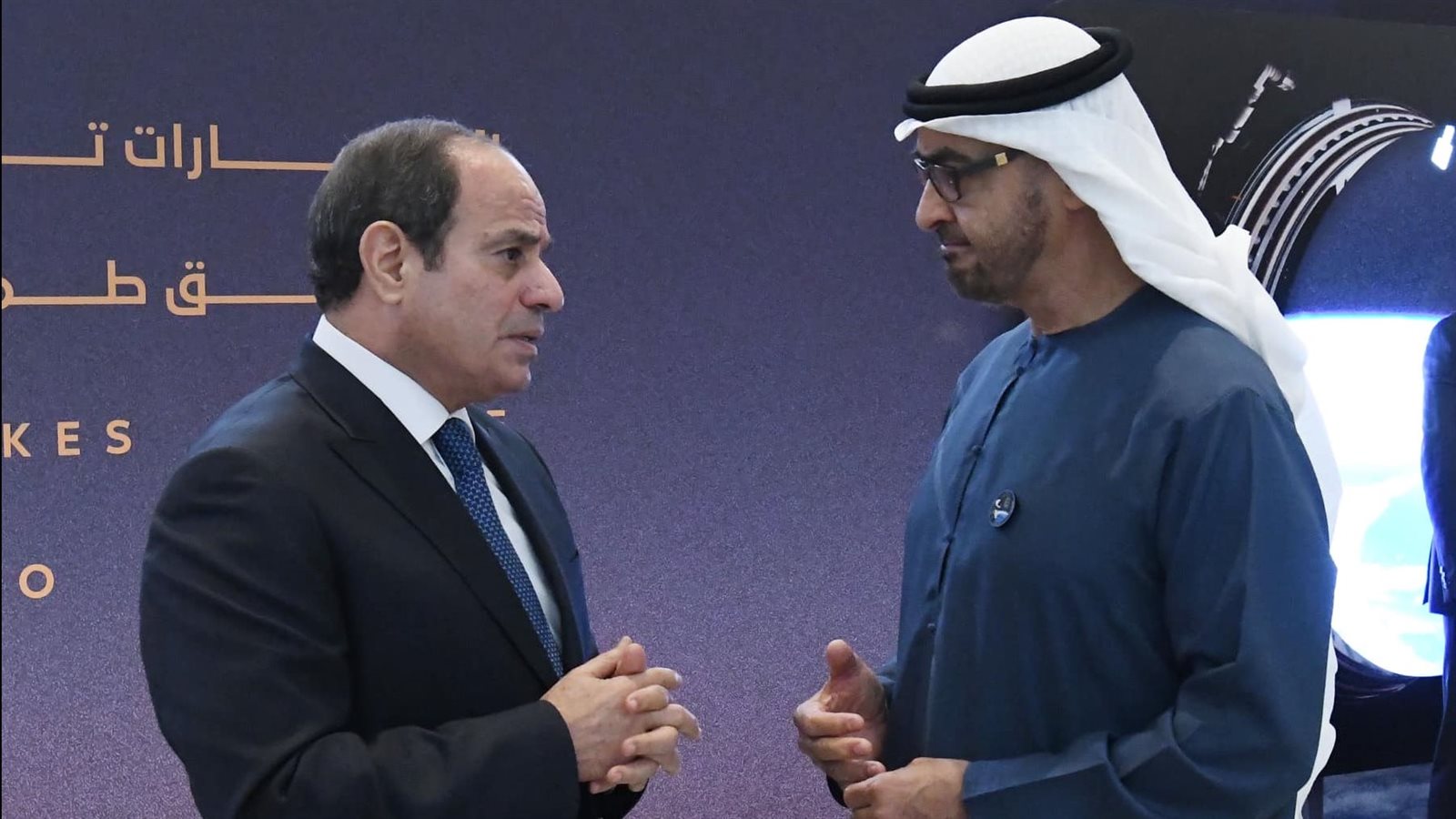 الرئيسان السيسي ومحمد بن زايد