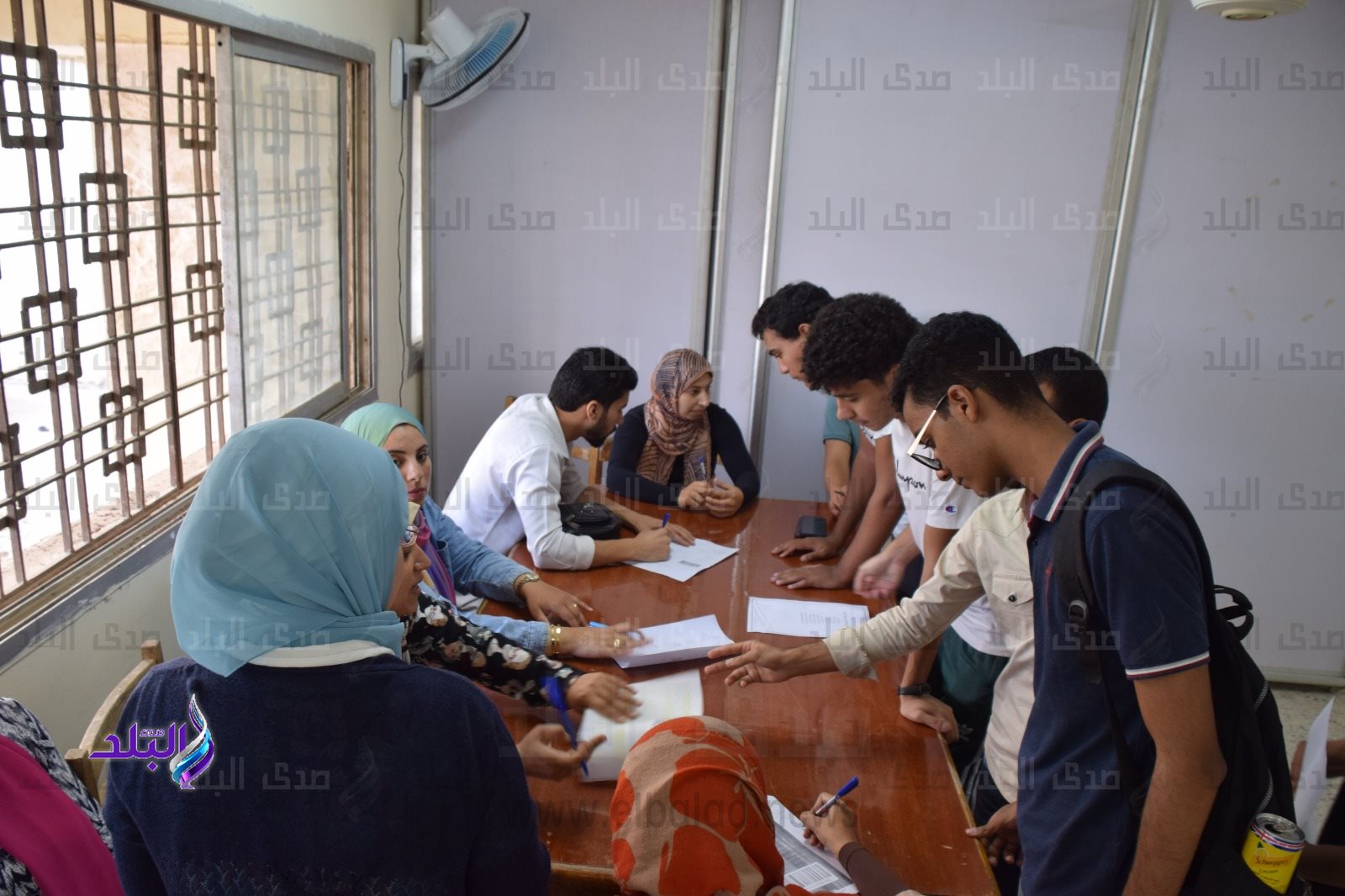 استمرار استقبال الطلاب الجدد الذين تم ترشيحهم للقبول بكليات جامعة حلوان للعام الجامعى الجديد 2023 - 2024