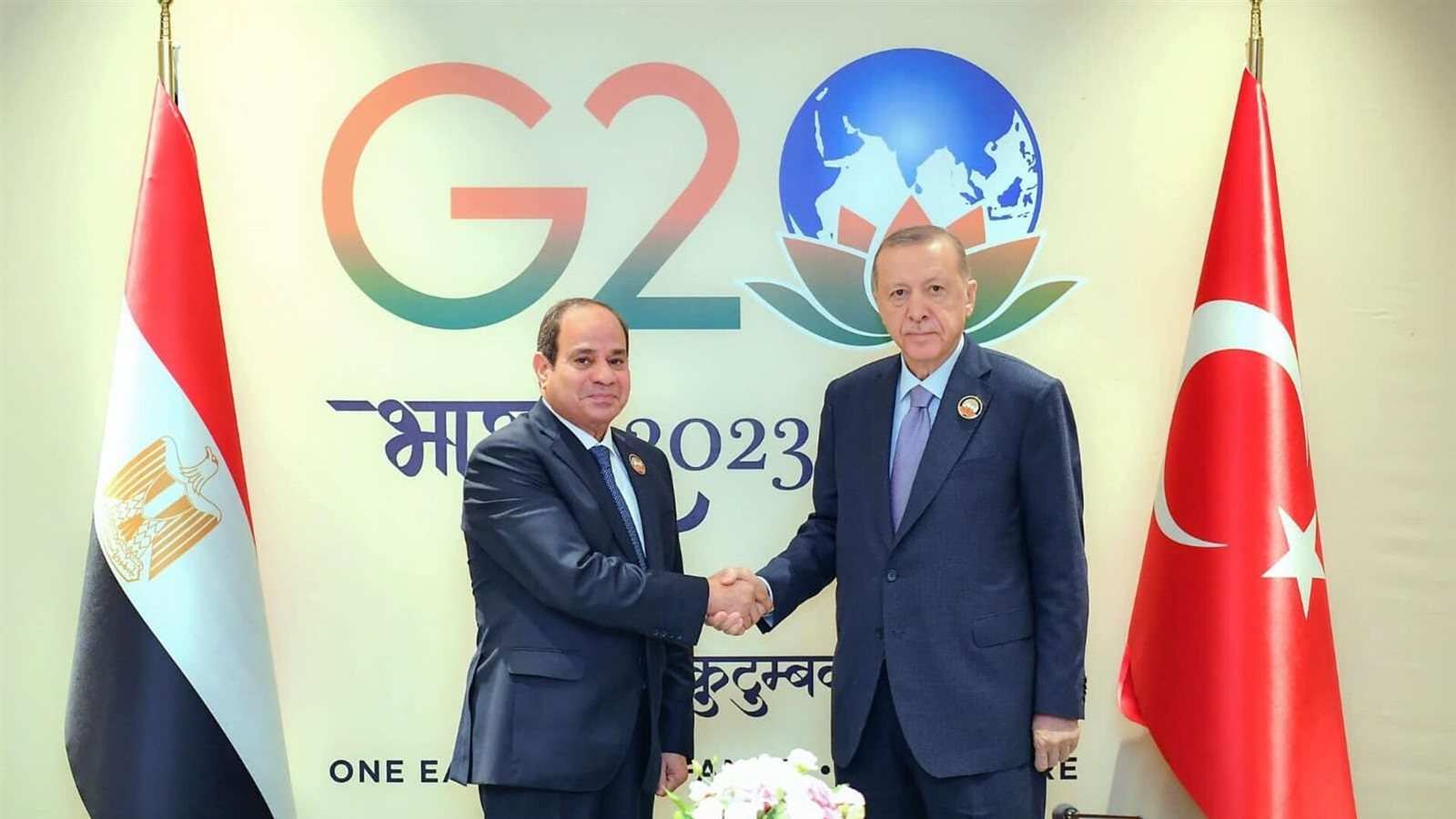 الرئيس السيسي ونظيره التركي 