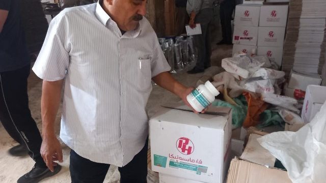 مضبوطات من الحملة