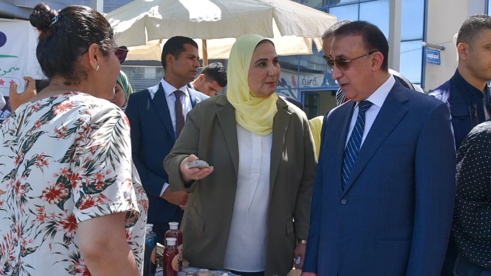 افتتاح معرض منتجات المرأة بالإسكندرية