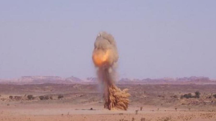 انفجار لغم - ارشيفي 