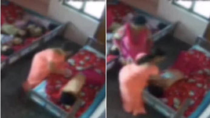 مسئولة تعتدي على صغيرة داخل ملجأ هندي 