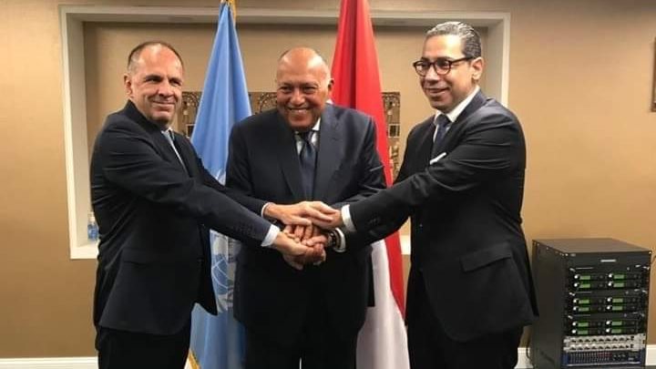 انعقاد آلية التعاون الثلاثي بين مصر واليونان وقبرص 