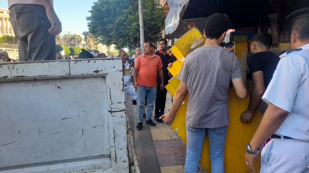 حملات إزالة الإشغالات بالإسكندرية