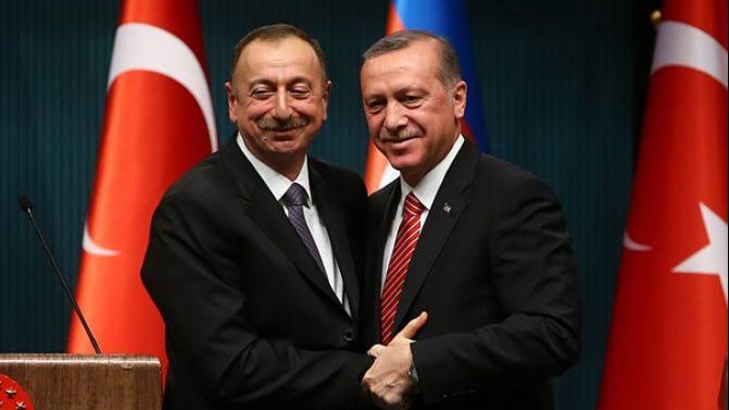 اردوغان ورئيس اذربيجان