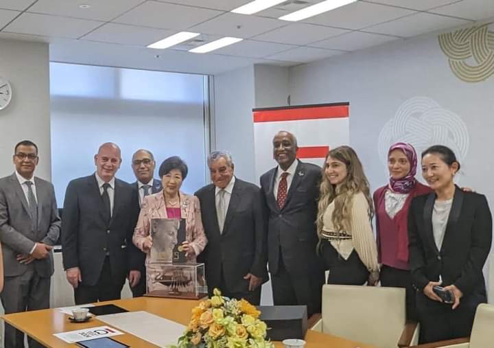 الوفد المصري في اليابان 