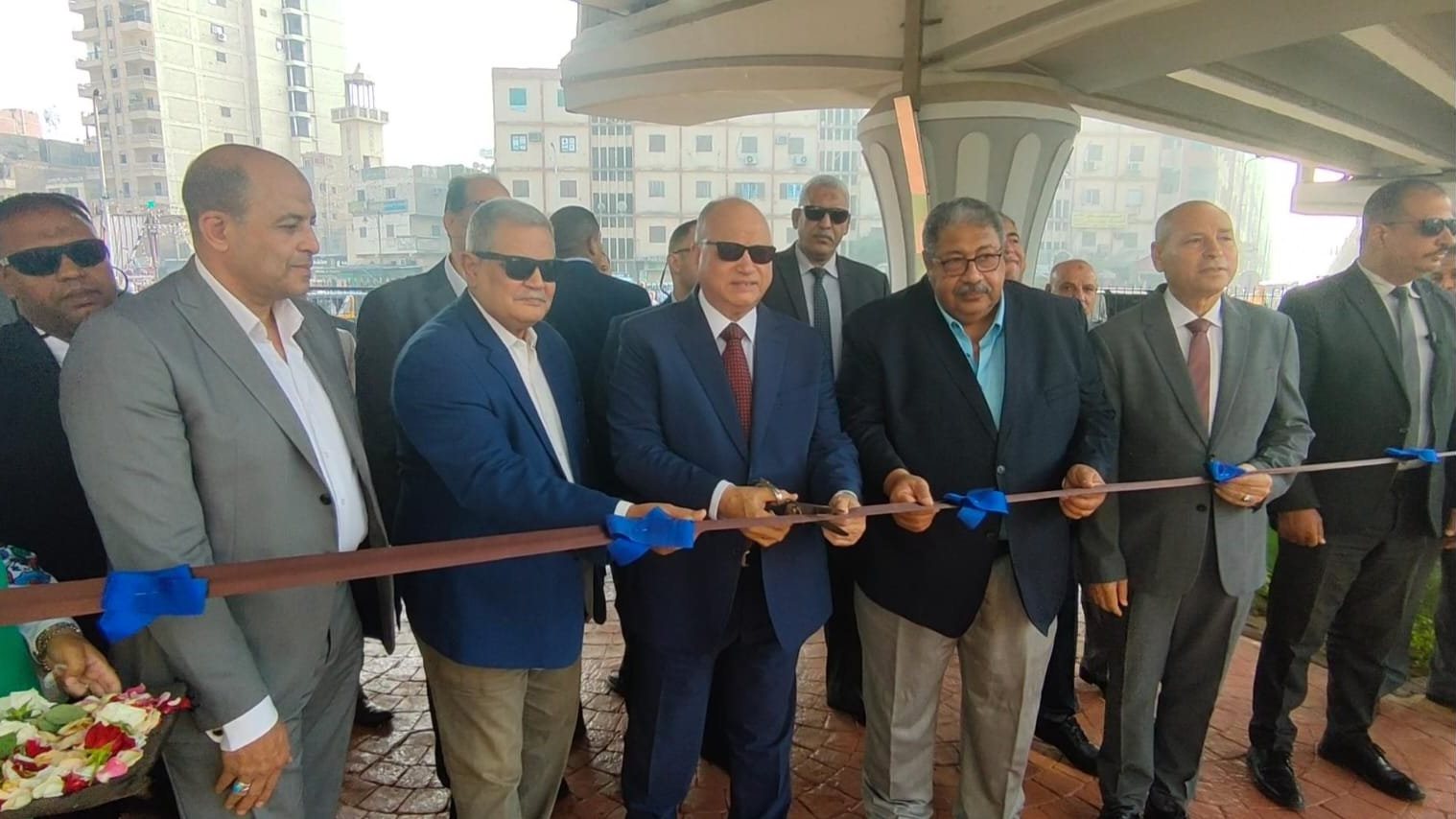 محافظ القاهرة يفتتح أعمال تطوير وتجميل ميدان المطرية