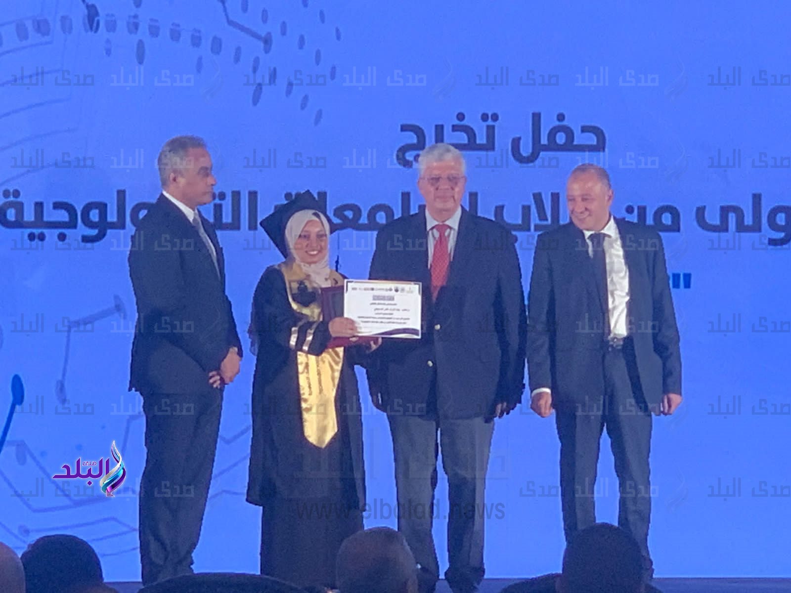 انطلاق حفل تخرج الدفعة الأولى من طلاب الجامعات التكنولوجية