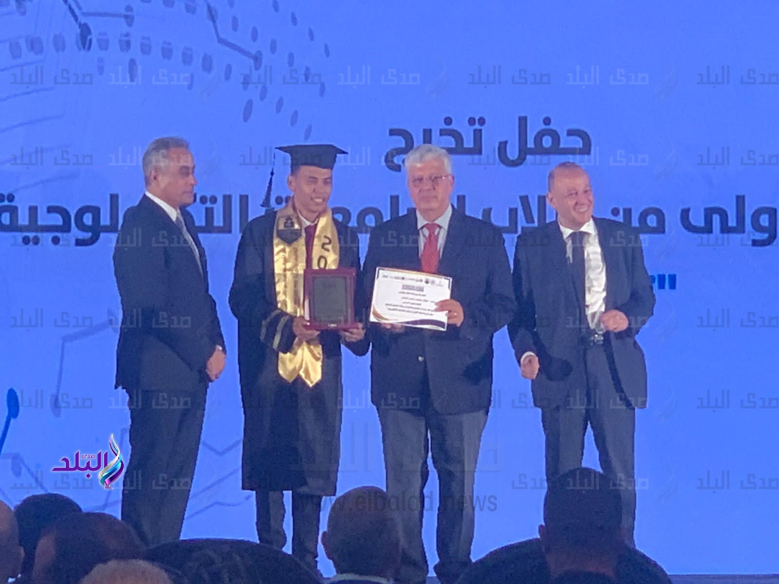 انطلاق حفل تخرج الدفعة الأولى من طلاب الجامعات التكنولوجية