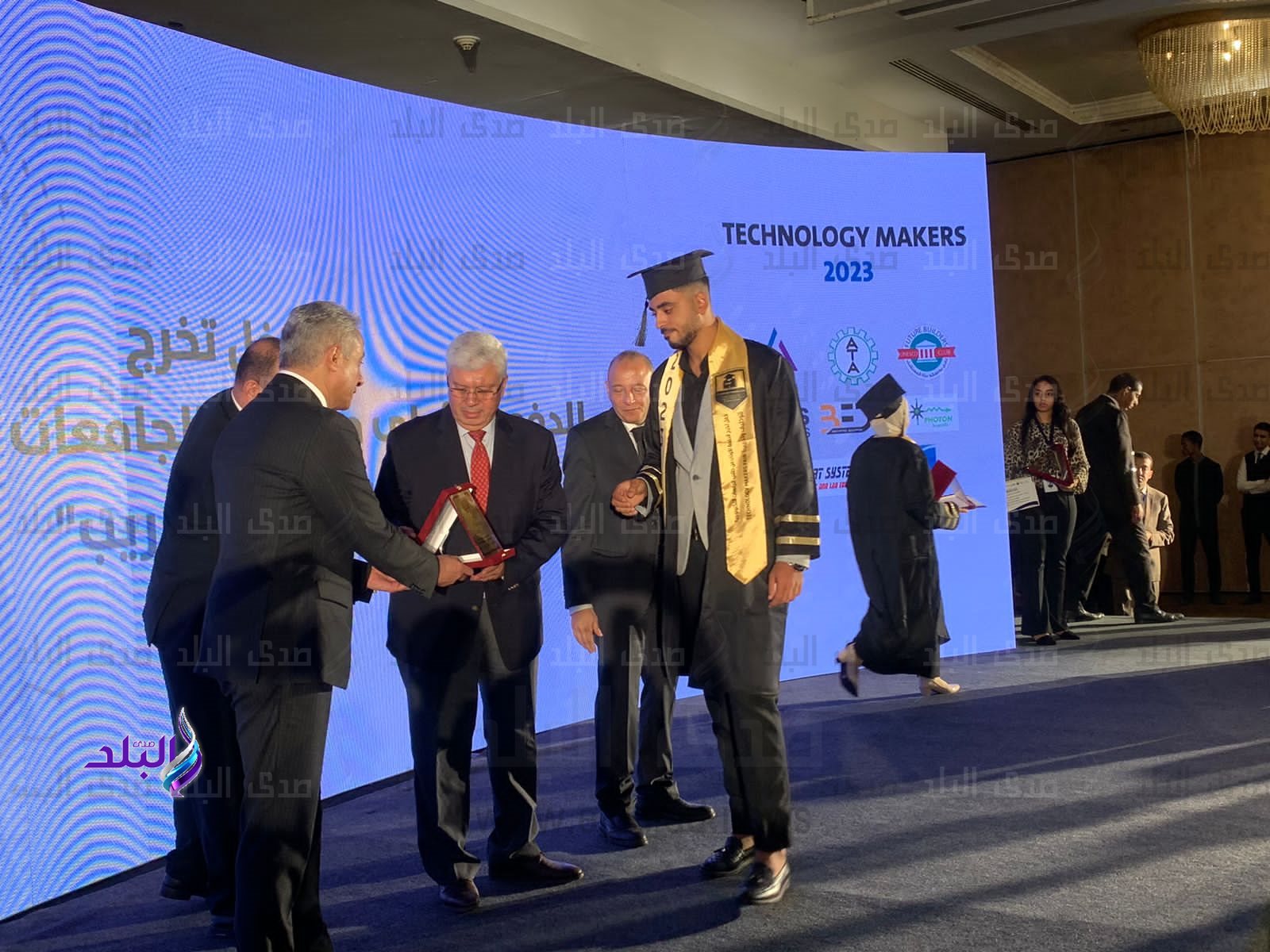 انطلاق حفل تخرج الدفعة الأولى من طلاب الجامعات التكنولوجية