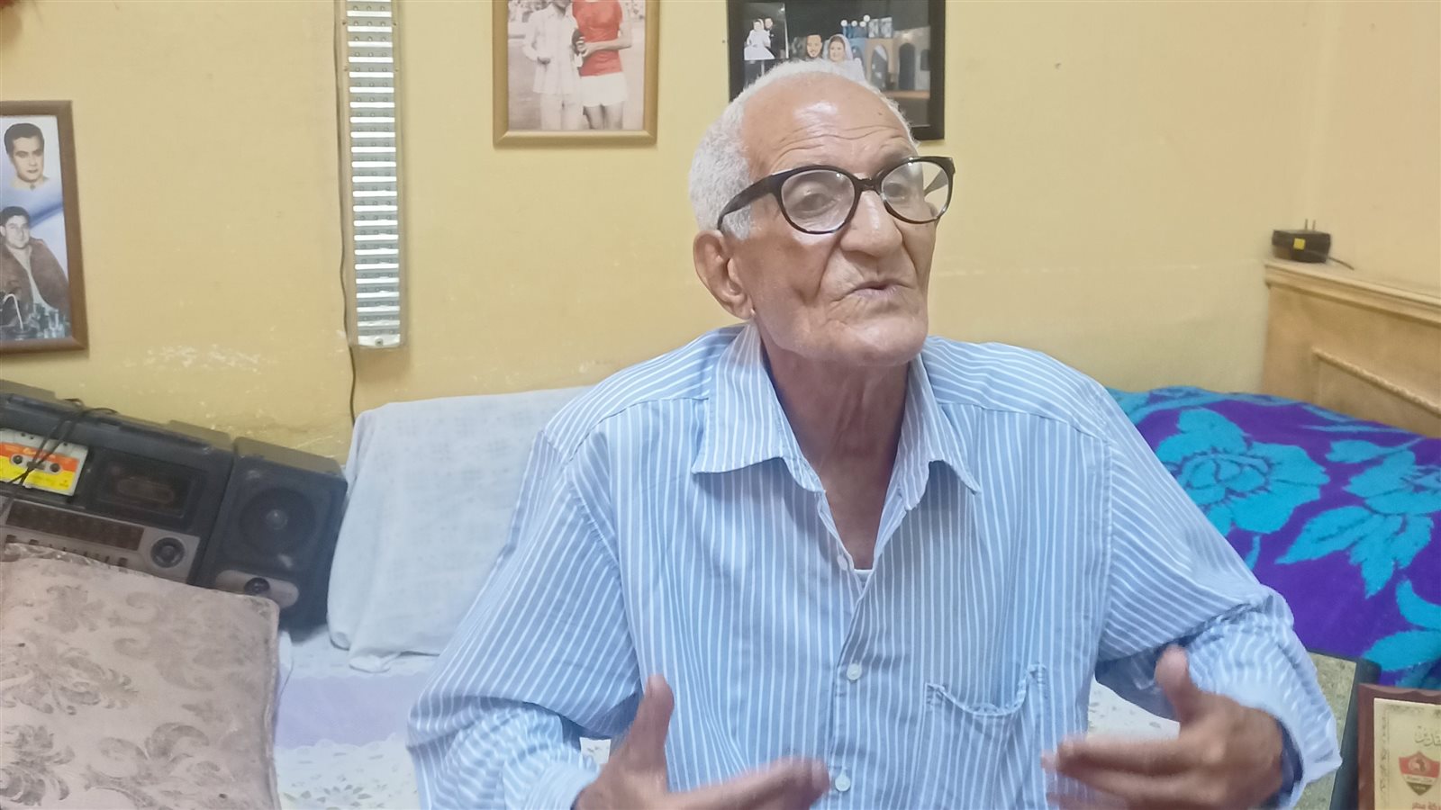 عم أمشير اقدم مشجع جماهيري للنادي غزل المحلة 