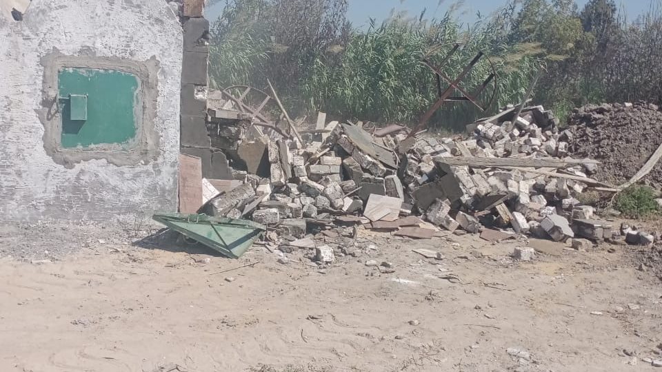إزالة أعمال بناء مخالف شرقي الإسكندرية
