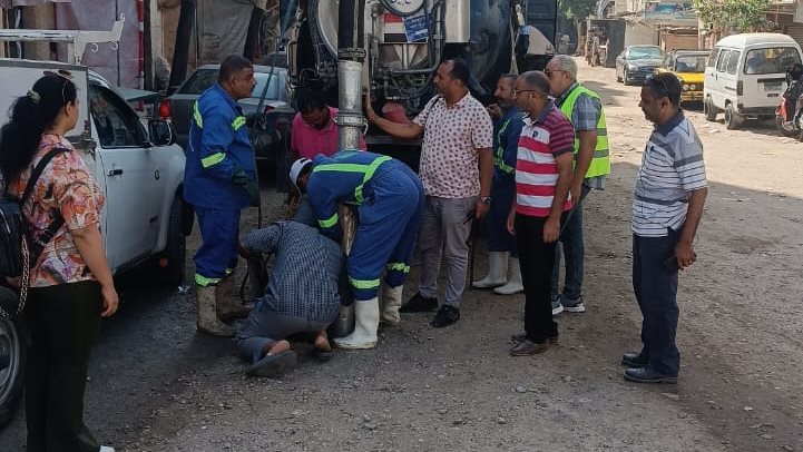 تطهير الشنايش غربي الإسكندرية