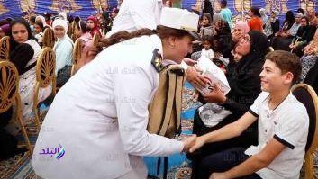 توزيع الحقائب المدرسية