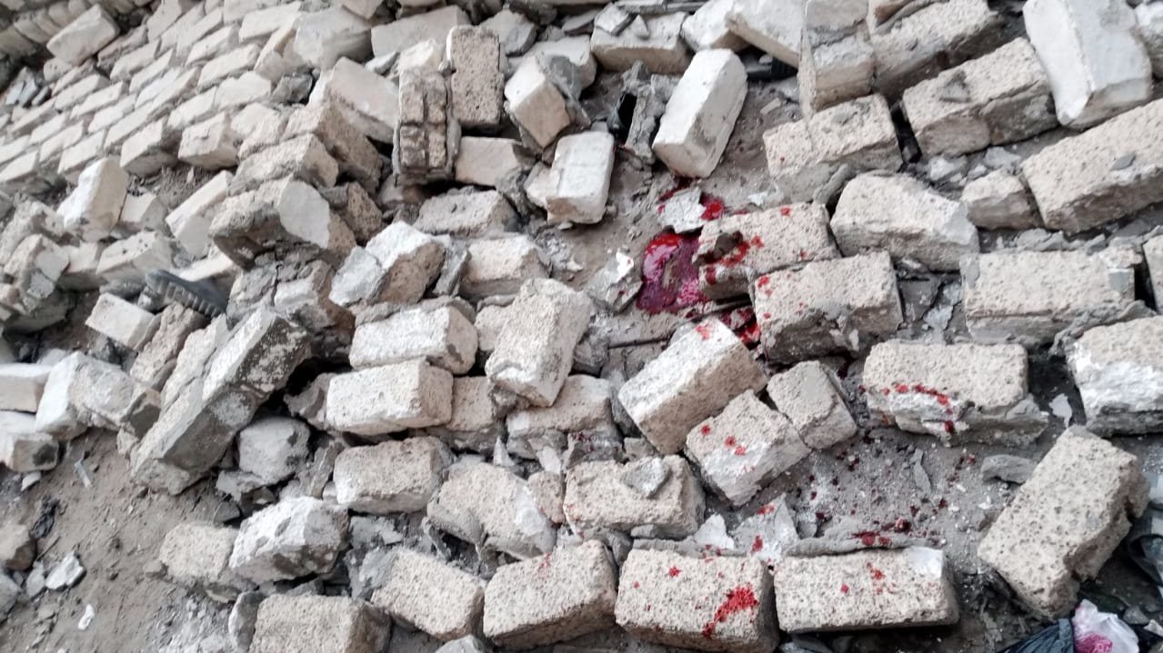 صورة من موقع الحادث 