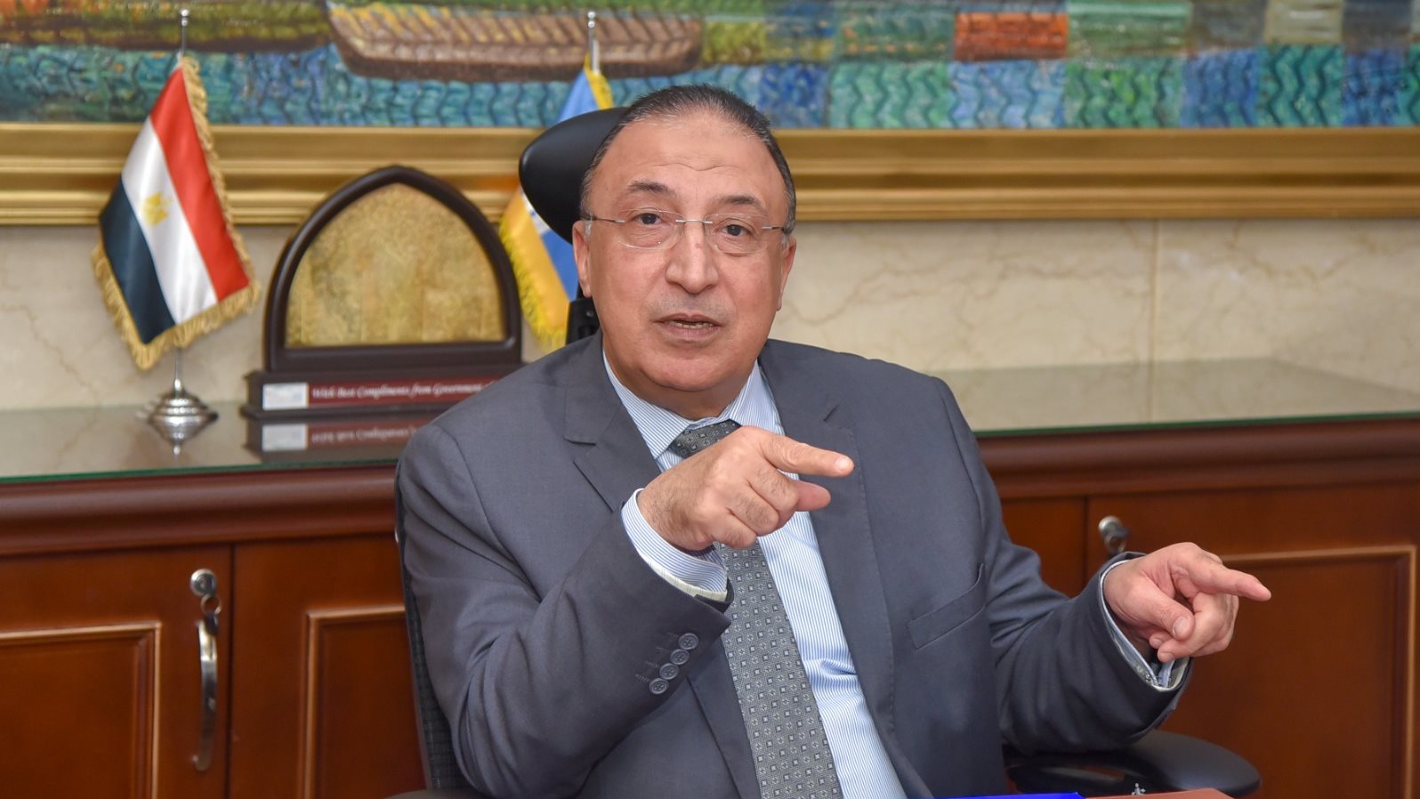 محافظ الإسكندرية محمد الشريف