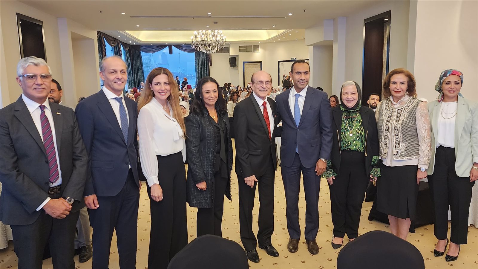 جانب من احتفال بنك مصر