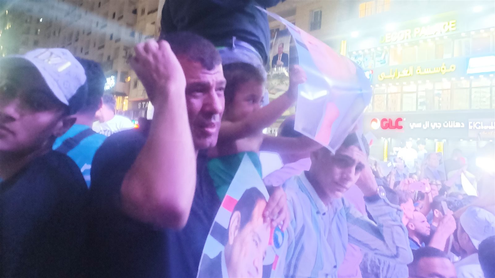 احتفالات لدعم السيسي رئيسا الجمهوريه بميادين الغربية 