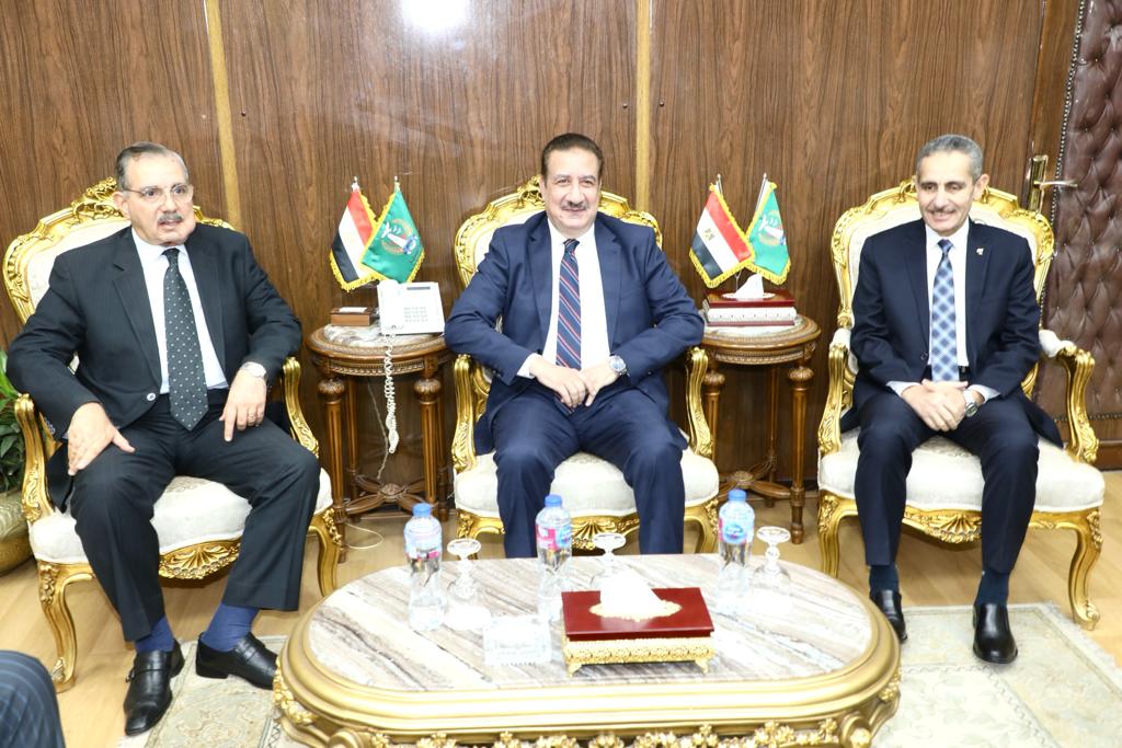لقاء محافظ المنوفية 
