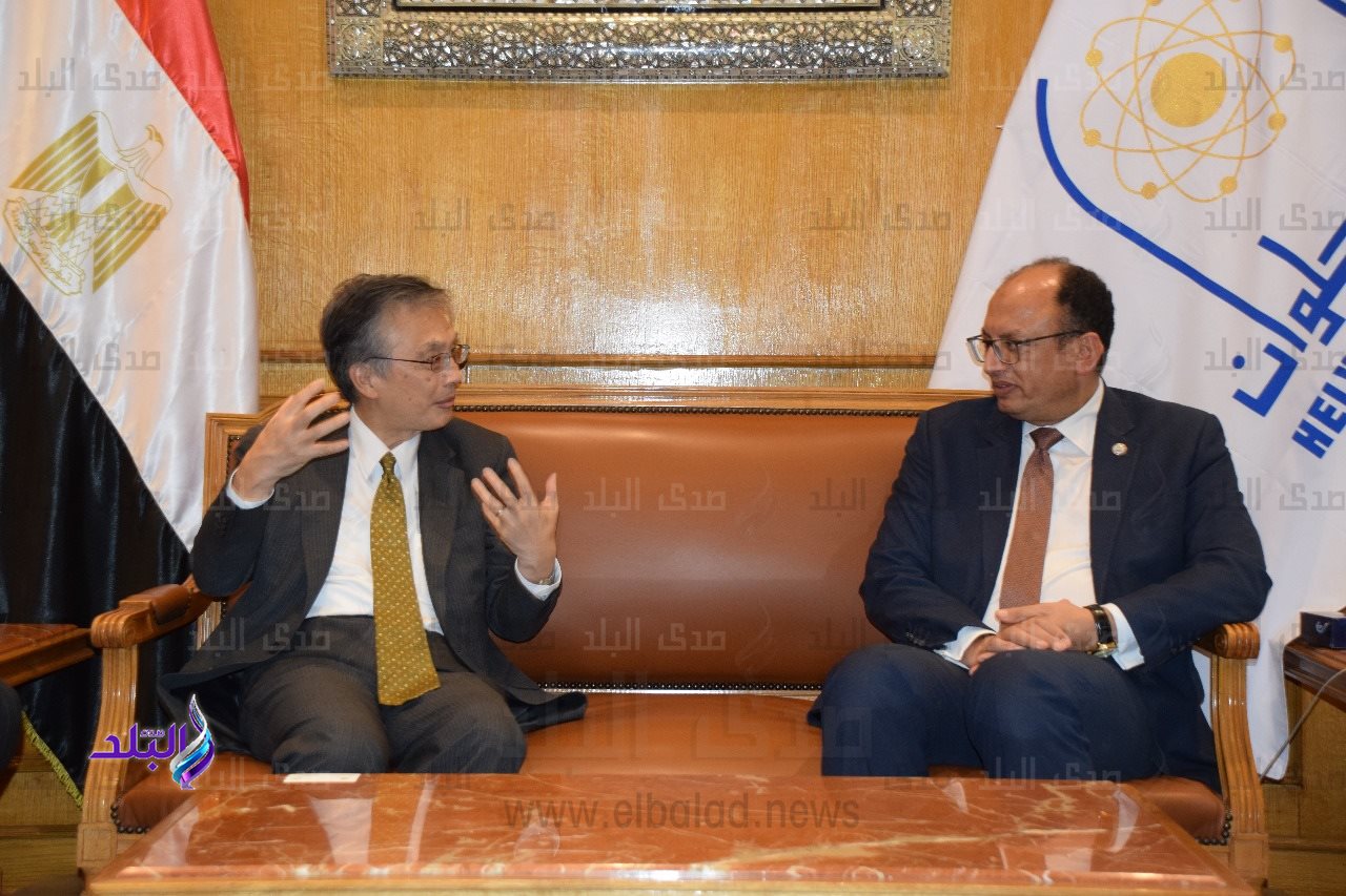 رئيس جامعة حلوان يستقبل سفير دولة اليابان6